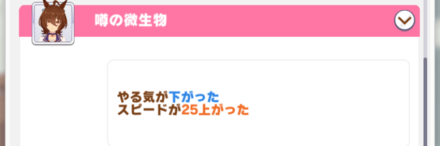 やる気・体力ダウンが多く育成が安定しない