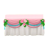 ウェディングなメインテーブル画像