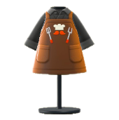 ちちのひサンキューエプロンのブラウンの画像