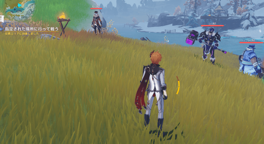 ファデュイ先遣隊との戦闘