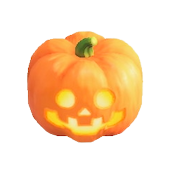 ハロウィンなランタンのオレンジの画像