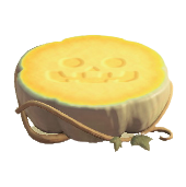 ハロウィンなテーブルのモノクロの画像