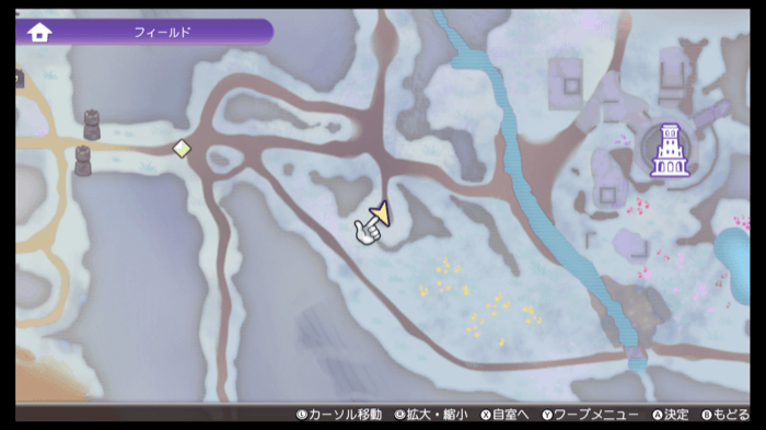 オレンジツリーの種のマップ1