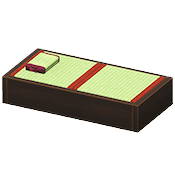 タタミのベッドのブラックの画像