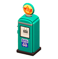 レトロなきゅうゆきのグリーンの画像