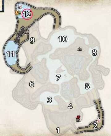 寒冷群島↓ガライーバ出現場所マップ