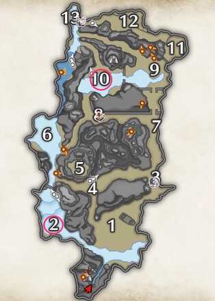 大社跡ガライーバ出現場所マップ