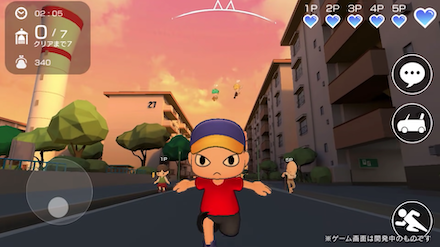 にょろっこ ゲーム画面