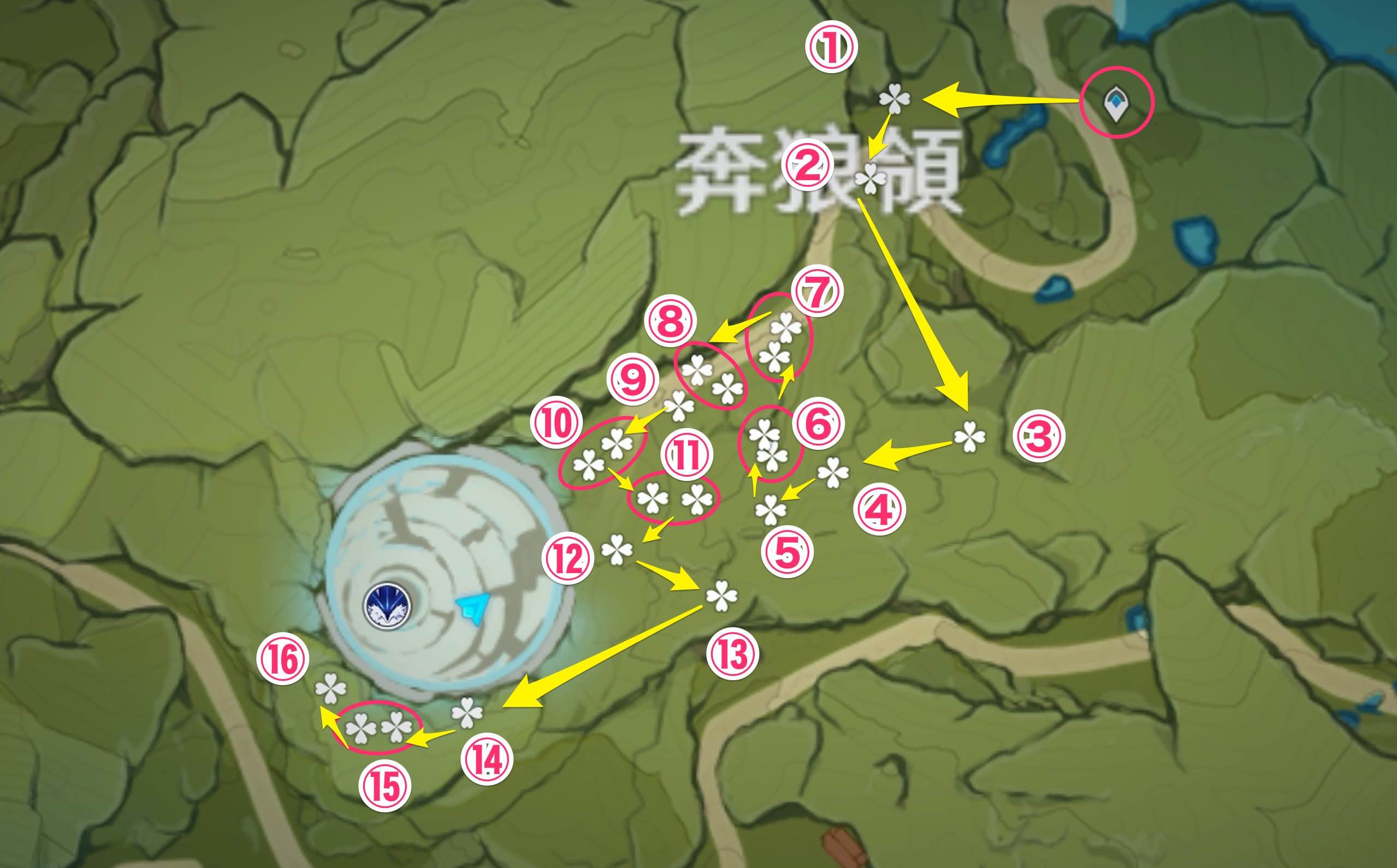 ググプラムの効率的な回収ルートマップ