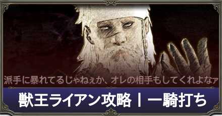 獣王ライアン攻略