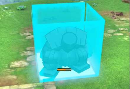 みがわり役ストーンマンを倒す