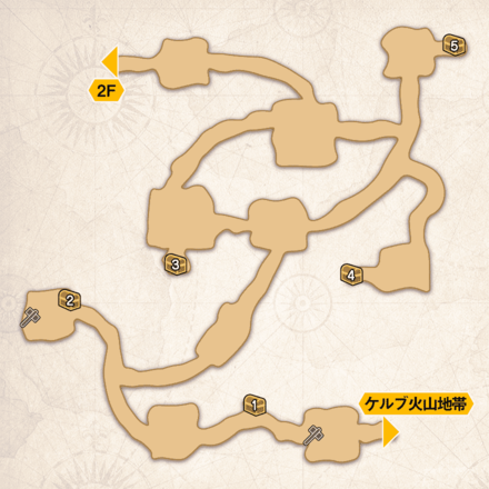 ケルブ溶岩洞マップ