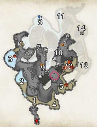 溶岩洞↑ブナハブラ出現場所マップ