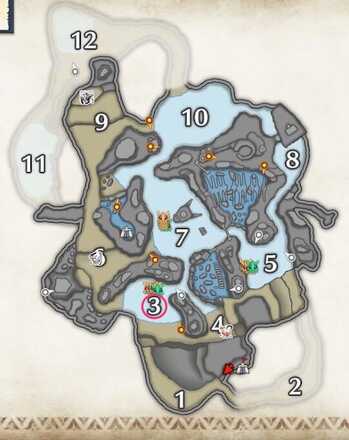 寒冷群島↑ブナハブラ出現場所マップ