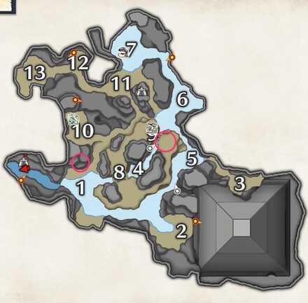 水没林↑ブナハブラ出現場所マップ