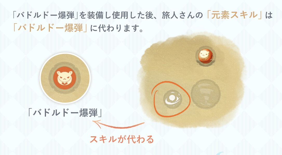 バドルドー爆弾_元素スキル