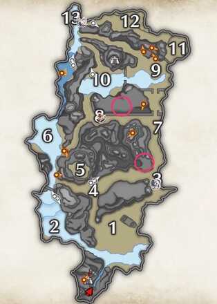 大社跡メラルー出現場所マップ