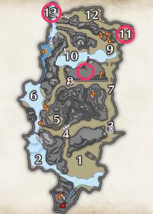 大社跡ケルビ出現場所マップ