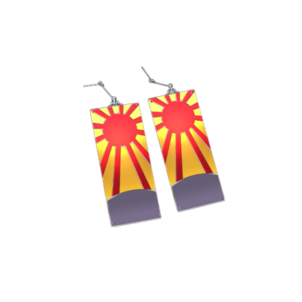 日章煉獄ピアス【金】