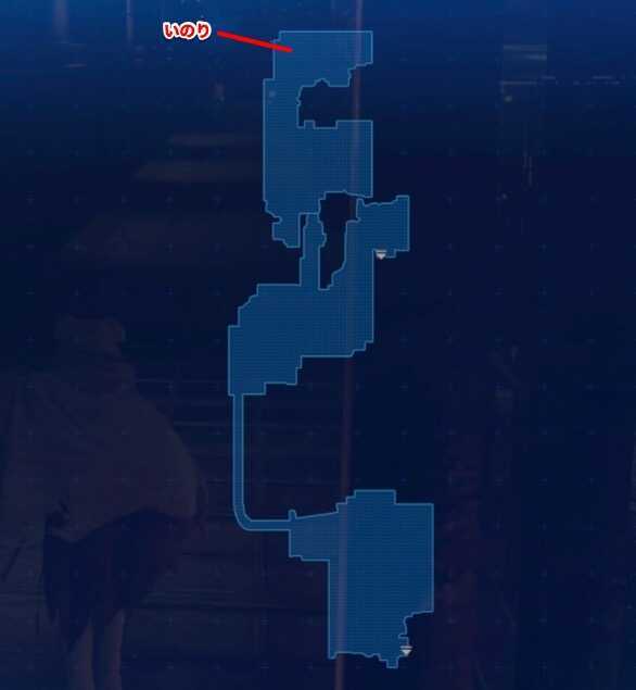 物資輸送場上層