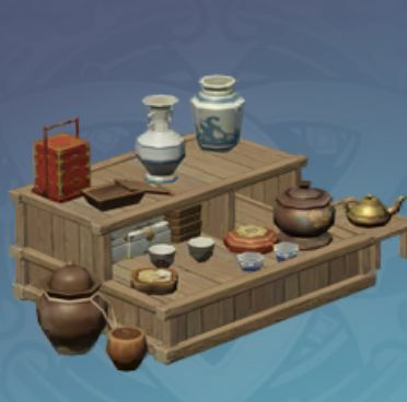 田舎の茶屋の画像