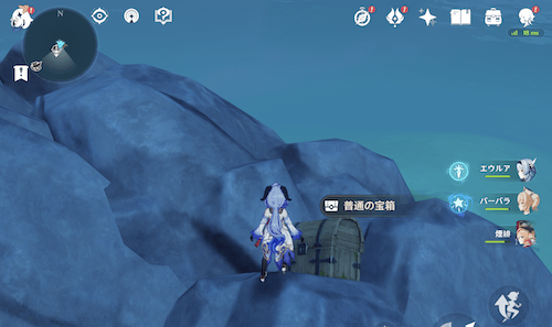 普通の宝箱も置いてあるので忘れずに取ろう