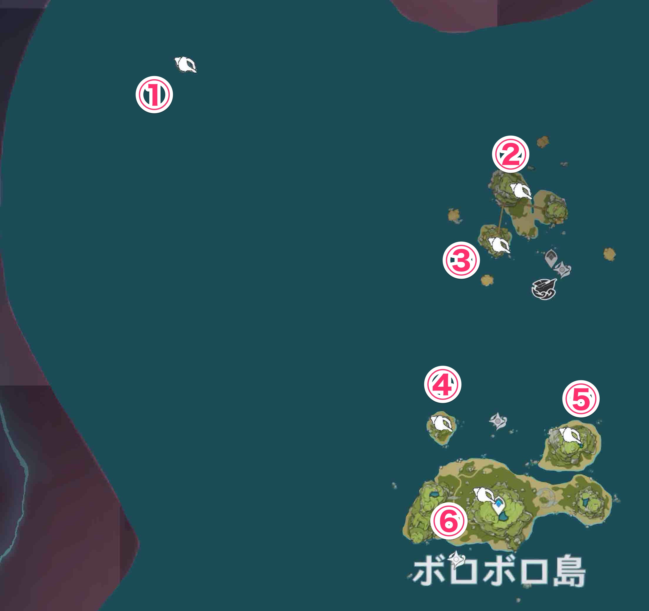 ボロボロ島近海で入手できるホラガイ一覧