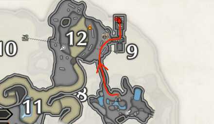 下層マップ順路