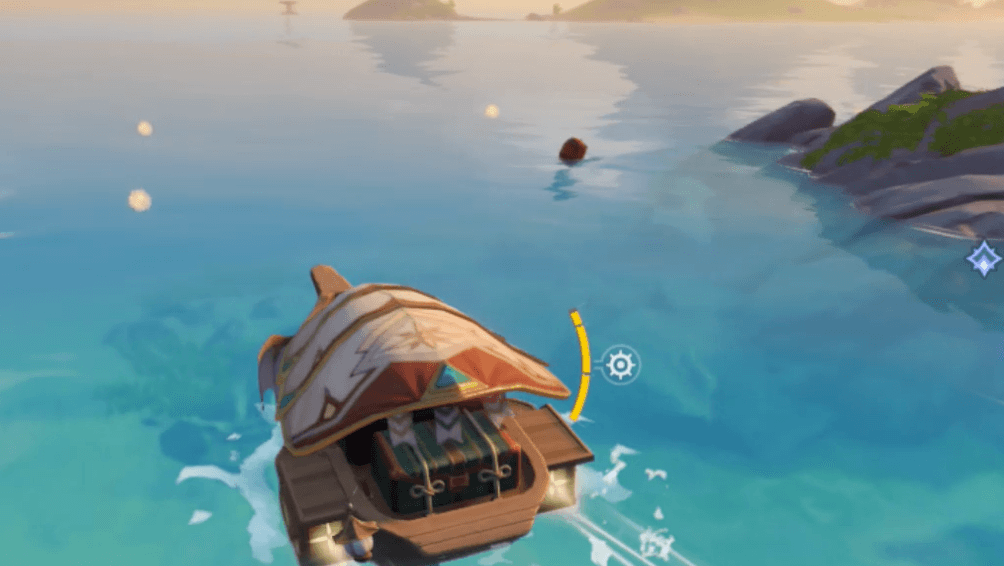 ターンする場所