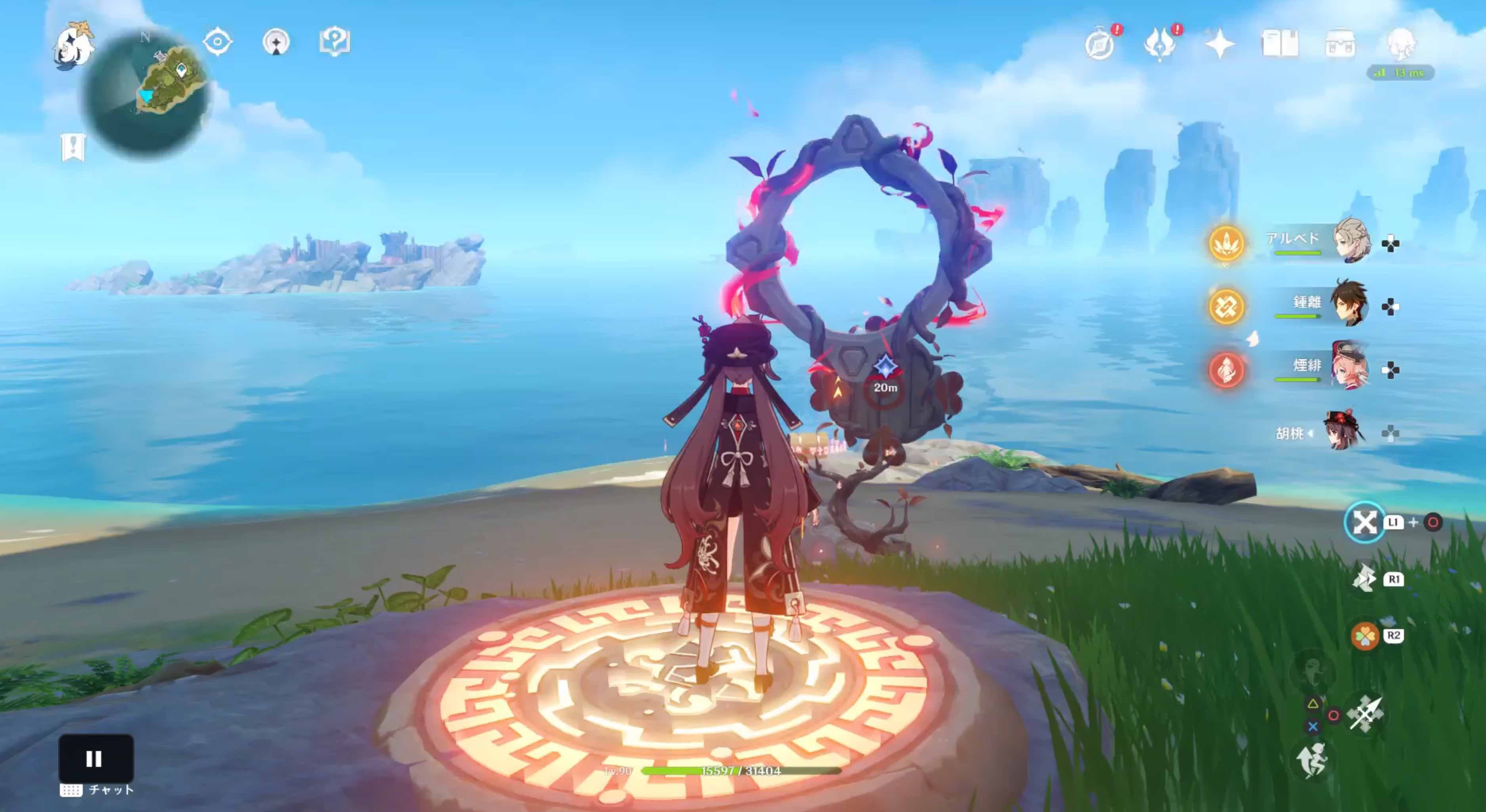 リングに向かってバドルドーを投げるだけ