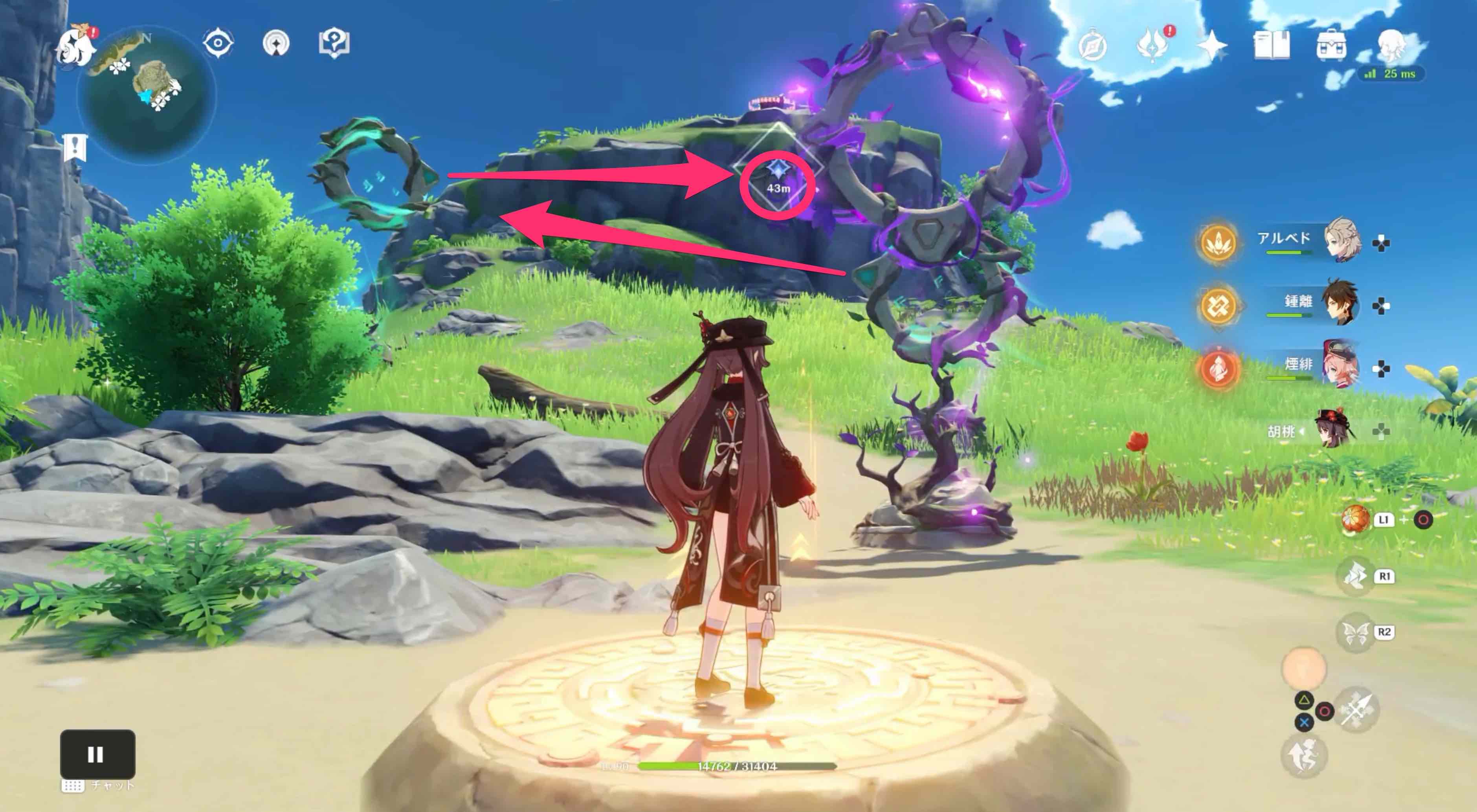 リングに向かってバドルドーを投げるだけ