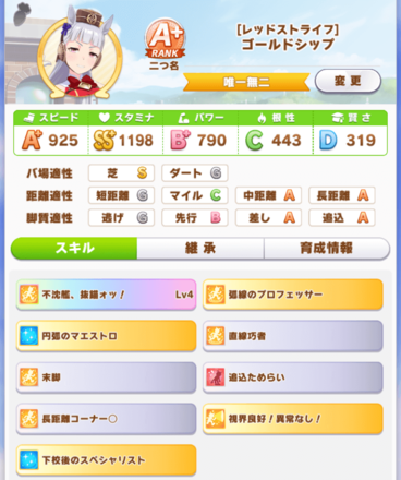 完成形ゴールドシップ