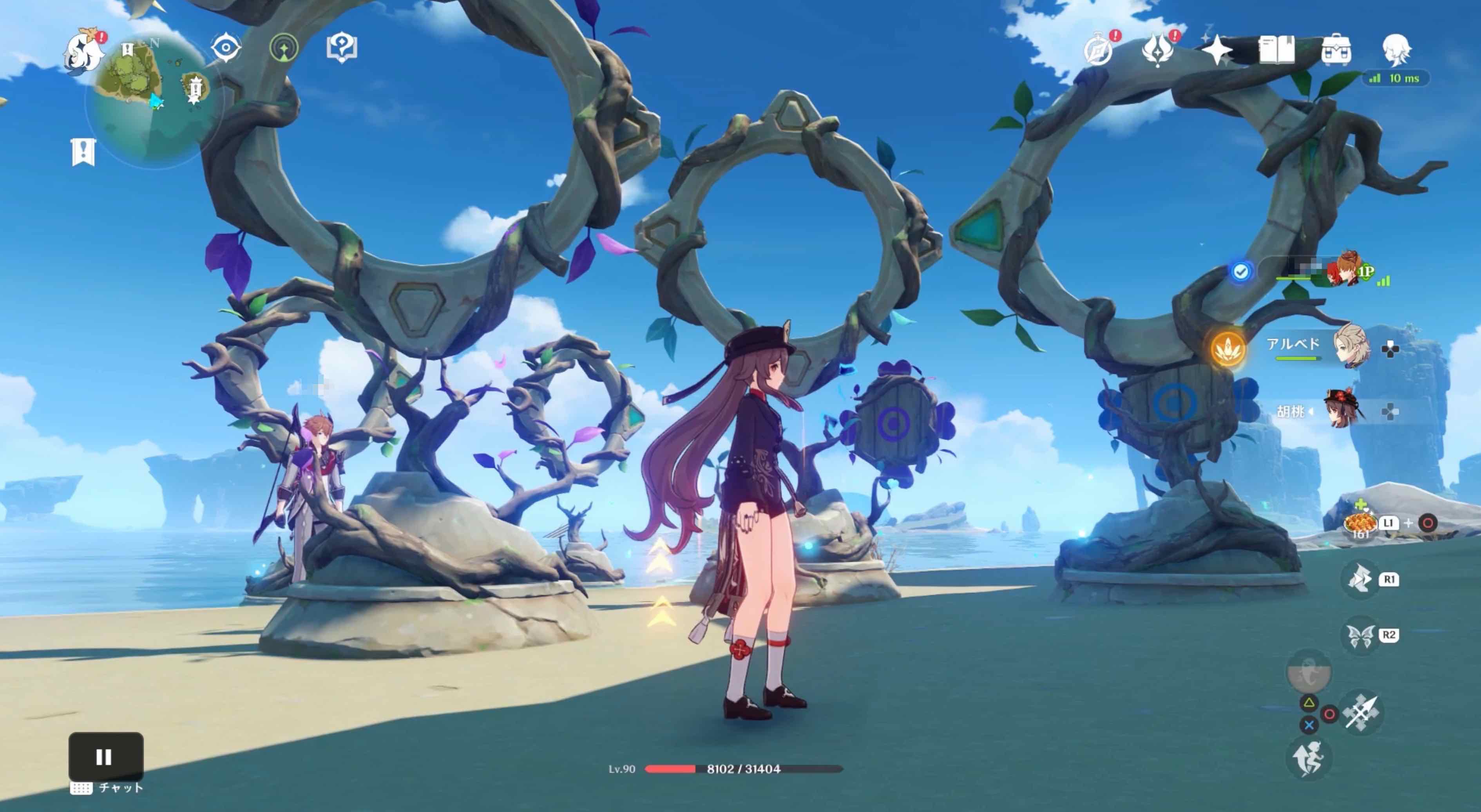 雷と水のバドルドーを的に当てる必要がある