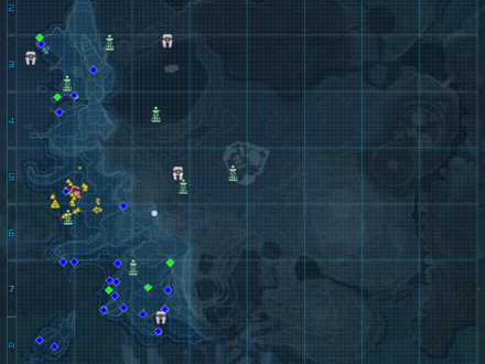 西エアリオ鉱石マップ