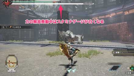 力の解放発動中の見分け方