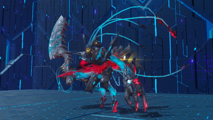 光っている弱点を狙う