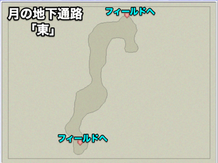 月の地下通路東のマップ画像