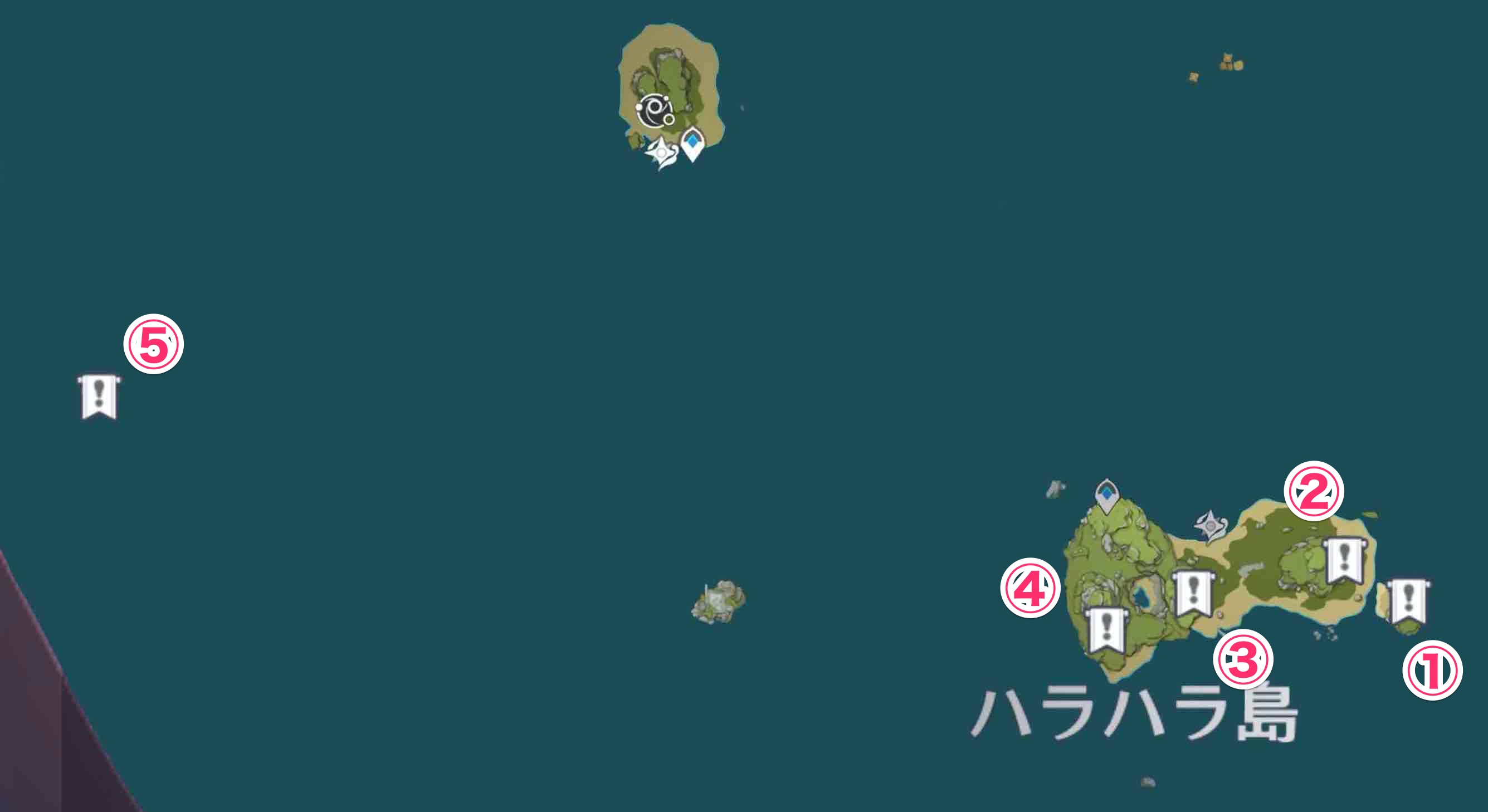 ハラハラ島ウォールアート