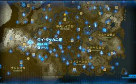 クイ・タッカの祠の場所マップ