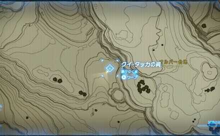 クイタッカの祠最拡大マップ