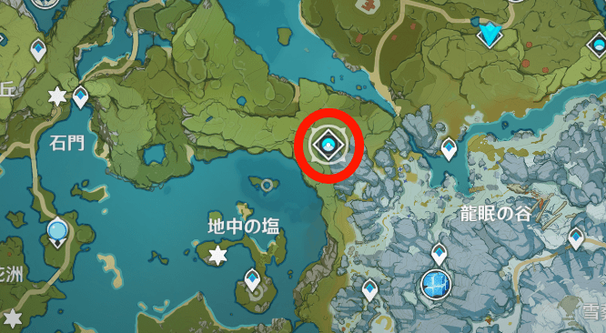 山脊の見守りの場所