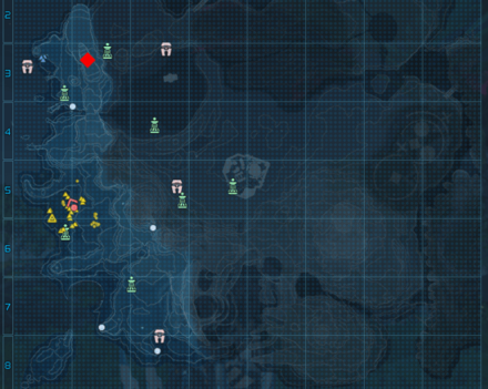 老練のサンダバンサー位置