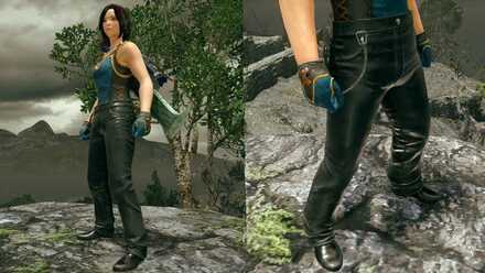 ブラックレザー