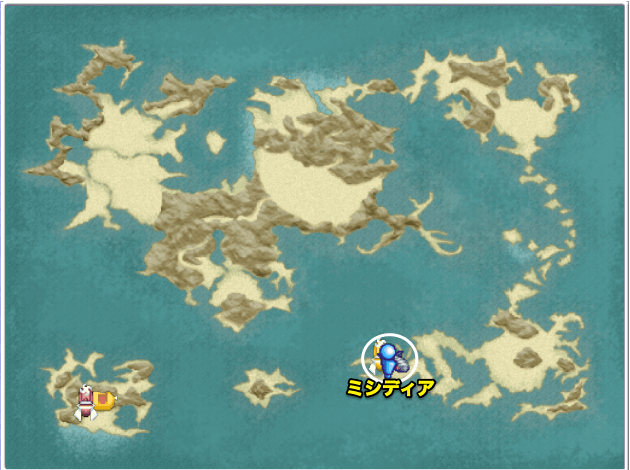 ストーリーチャート⑫で訪れる場所（地上）