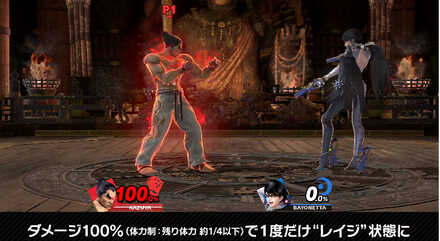 レイジ状態のカズヤ