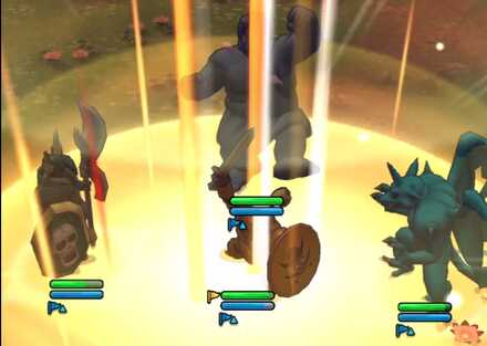 兵長の号令で全体に攻撃力アップをかける