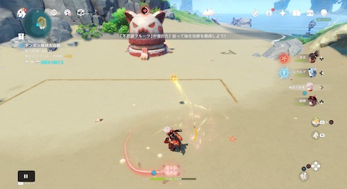 コートの後ろ側待機の方が打ち返す余裕ができて良い