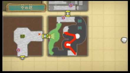 クローショット地帯のルート