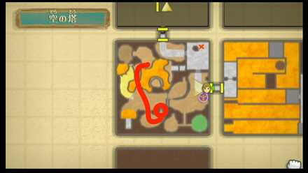 潜れる場所までのルート