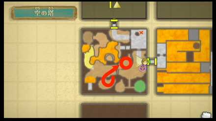 シャッターの先へのルート